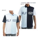 ★【2023 S/S】トミーヒルフィガー ゴルフ メンズ カラーブロック 台衿付 シャツ THMA303 (Men 039 s) TOMMY HILFIGER GOLF