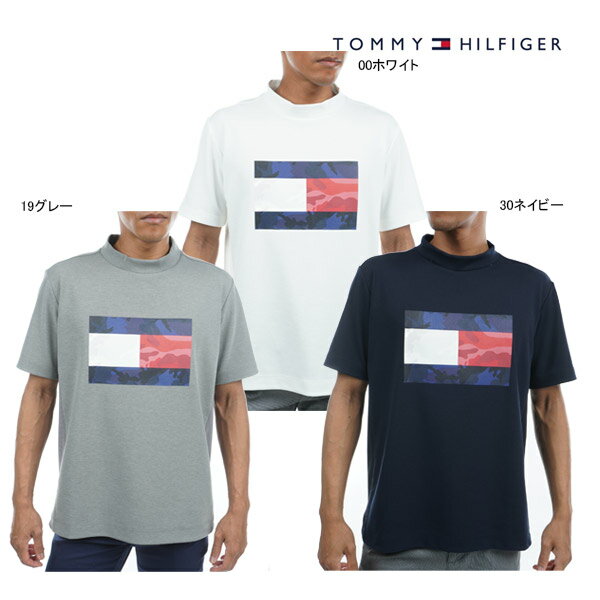 ◎★トミーヒルフィガー ゴルフ メンズ カモフラージュフラッグ モックネック シャツ THMA312 (Men's) TOMMY HILFIGER GOLF