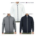 ◎★【2023 A/W】トミーヒルフィガー ゴルフ メンズ ロゴジャガード フルジップセーター THMA365 TOMMY HILFIGER GOLF