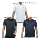 ♪【2024 S/S】トミーヒルフィガー ゴルフ THMA423 メンズ ベーシックフラッグ ポロシャツ TOMMY HILFIGER GOLF