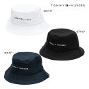 トミーヒルフィガー ゴルフ ハット THMB4S21 フラッグ 帽子 バケハ バケットハット TOMMY HILFIGER GOLF フリー ホワイト ブラック ネイビー 24E TKY 10PT