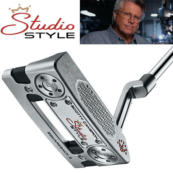 【即納在庫あり】【2025年モデル】 タイトリスト スコッティキャメロン スタジオスタイル スクエアバック2 パター Scotty Cameron Studio Style Squareback2