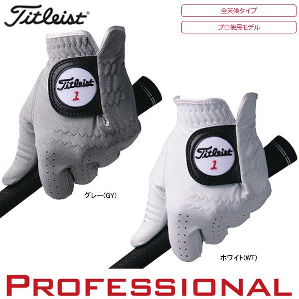 【20年継続モデル】タイトリスト メンズ プロフェッショナル テック グローブ TG56 (Men’s) PROFESSIONAL TECH GOLF GLOVE 21〜26cm Titleist