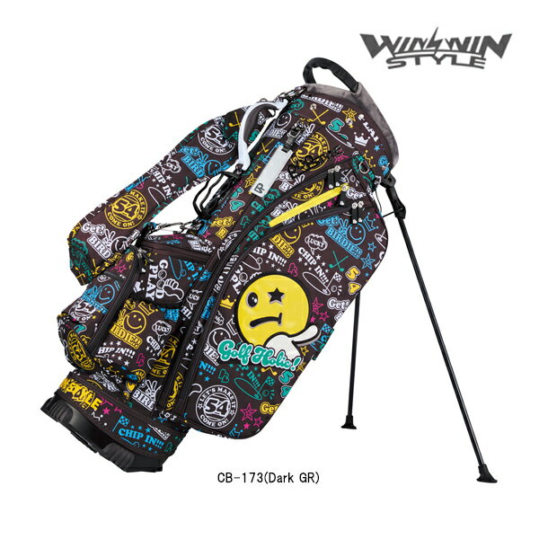 Rakuten - ウィンウィン ゴルフ 新作 ラッキー キャラクター スタンドキャディバッグ CB-173 LUCKY CHARACTER NEW LIGHT WEIGHT STAND BAG CB SB WINWIN 26ET