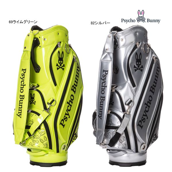 ★♪【23年SSモデル】サイコバニー カートキャディバッグ パフォーマンス PBMG3SC8 CART GOLF BAG PB CB PERFORMANCE Psycho Bunny 1