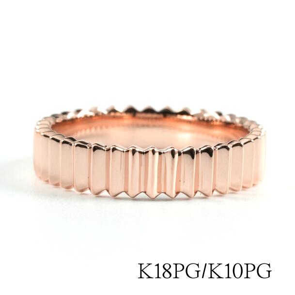 K18PG・K10PG 地金リング エタニティリング【送料無料】【代引手数料無料】【品質保証書】ゴールド ピ..