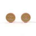CHANEL シャネル ココマーク イヤリング プラスチック ピンク ピンク 05 C刻印【中古】 レディース