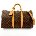 LOUIS VUITTON ルイヴィトン キーポル バンドリエール 50 M41416 ボストンバッグ モノグラムキャンバス/ヌメ革 ブラウン【中古】 ユニセッ...