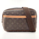 LOUIS VUITTON ルイヴィトン リポーター PM M45254 ショルダーバッグ モノグラムキャンバス ブラウン【中古】 ユニセックス