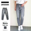 最大3000円クーポンプレゼント！ ドクターデニム ハイウエスト デニムパンツ レディース DR.DENIM NORA ノラ ハイライズ マムジーンズ マムデニム ジーパン レギュラーフィット Nora 2020103 (T73)グレー ≪★返品交換対象外≫