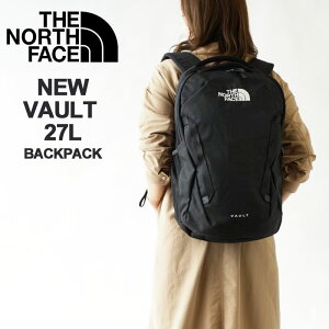 ノースフェイス リュック レディース メンズ THE NORTH FACE VAULT ヴォルト バックパック リュックサック デイバッグ 27L B4 ロゴ中央 デザイン 今季モデル (NF0A3VY2)