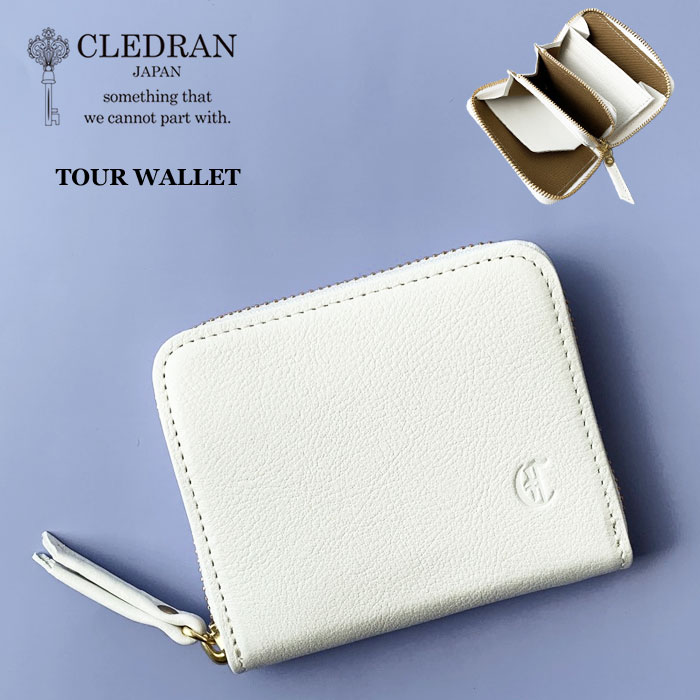 【クーポン対象外】 クレドラン 財布 TOUR WALLET トゥール ラウンドファスナー 折財布 ウォレット CL3269 83-2666　日本製 レディース メンズ 正規品 ギフト プレゼント