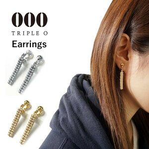 3000ߥݥץ쥼ȡ 000 TRIPLE O ȥץ   ǥ ɥå  ץ ᥿å ɽ  ܡ Ĺ ξ ꡼ Drop earrings (E) (ER017) ڤ椦ѥåоݡ