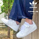 最大3000円クーポンプレゼント！ アディダス スニーカー 白 メンズ レディース adidas originals フォーラム ロー FORUM LOW ローカット シューズ 靴 レザー 本革 ベルクロ (FY7755) ホワイト/ホワイト ≪★返品交換対象外≫