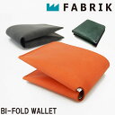 FABRIK ファブリック 二つ折り財布 レザー カードケース コインケース 小銭入れ付き 本革 ワックスコーティング メンズ レディース F13012 BI-...