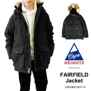 10%OFFクーポン発行中!【50%OFF】ケープハイツ ダウンジャケット メンズ ブランド Cape HEIGHTS フェアフィールド ジャケット アウター Mens FAIRFIELD JACKET CHM111607220001【返品交換対象外】