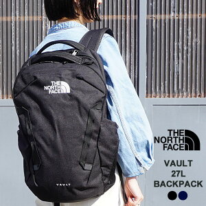 ノースフェイス リュック レディース メンズ THE NORTH FACE VAULT ヴォルト バックパック リュックサック デイバッグ バッグ 27L B4 ロゴ中央デザイン 今季モデル (NF0A3VY2) 母の日