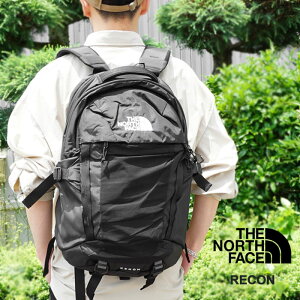 ノースフェイス リュック メンズ レディース THE NORTH FACE RECON リーコン NF0A52SH KX7 バックパック デイパック バッグ 30L 大容量 ブラック 【 2023SS新作 】