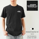 ő3000~N[|v[gI ]Lcl TVc fB|X Y MAISON KITSUNE RUE DE RICHELIEU CLASSIC TEE-SHIRT IU00120KJ0008  N[lbN [ h V[ Svg