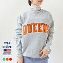 ő3000~N[|v[gI X^[AhXgCv XEFbg g[i[ fB[X STAR&STRIPE CREW-DE COLLEGE SWEAT  N[lbN JbWS N  ၚԕiΏۊO