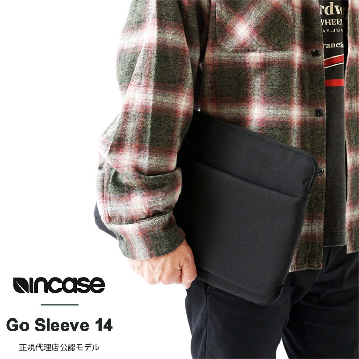 インケース ラップトップ PCケース メンズ レディース Incase Go Sleeve INMB100743 137231053027 PCバッグ 収納スリーブ MacBook14インチ対応 ビジネス クラッチバッグ 安心保証書付き