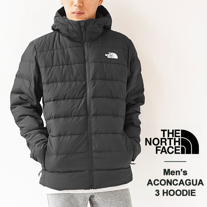 ノースフェイス ダウン ジャケット メンズ THE NORTH FACE M ACONCAGUA 3 HOODIE アコンカグア 3 フーディー NF0A84I1 中綿 ダウンジャケット ライトアウター 撥水