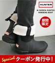 10%OFFクーポンプレゼント ハンター 長靴 レディース 防水 HUNTER ラバーブーツ 雪 ボア フリース 防寒 ミドル丈 ウィンターブーツ スノーブーツ W SHERPA HUNTER WEBBING BOOT WFS2240NRE ≪★…