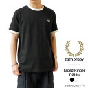 tbhy[ TVc Y FRED PERRY Taped Ringer T-Shirt eCvh K[TVc M4620 N[lbN  gbvX Jbg\[ |CghJ y2024SS Vzy䂤pPbgΏہzyN[|ΏۊOz