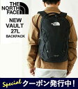 ザ・ノース・フェイス 最大3000円クーポンプレゼント！ ノースフェイス リュック メンズ レディース THE NORTH FACE VAULT ヴォルト 27L バックパック デイパック バッグ ロゴ NF0A3VY2 今季モデル