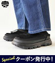 シャカ SHAKA ミュール スニーカー ZIP MOCCASIN MULE EX ジップ モカシン ミュール メンズ レディース 靴 シューズ サンダル かかとなし スエード 止水ファスナー 撥水 軽量 春 秋 冬 22.0cm-27.0cm 黒 ブラック 【2025AW 新作】