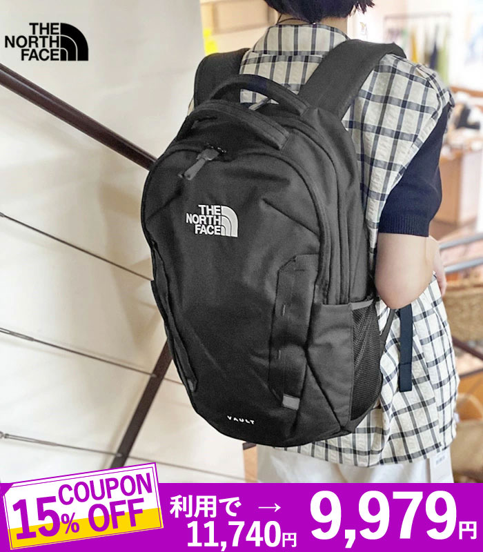 15%OFFクーポン発行中！THE NORTH FACE ノースフェイス リュック VAULT 27L ヴォルト バックパック リュックサック デイバッグ バッグ レディース メンズ B 4 NF0A3VY2【2024AW 新作】
