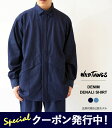 10 OFFクーポンプレゼント！ ワイルドシングス デニムシャツ メンズ WILD THINGS DENIM DENALI SHIRT デニム デナリ シャツ WT24013KB 長袖 ストレッチ ジップアップ シャツジャケット 撥水 【2024SS 新作】