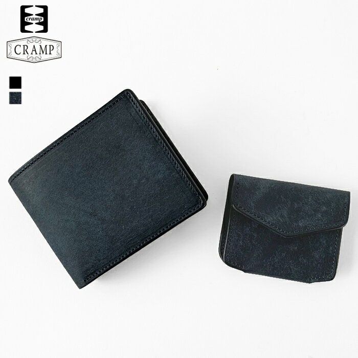 クランプ 財布 二つ折り メンズ レディース Cramp プエブロレザー 着脱コインケース 2つ折り ウォレット Cr-601 池之端銀革店 ミニ財布 小銭入れ付き 本革 【クーポン対象外】(4)
