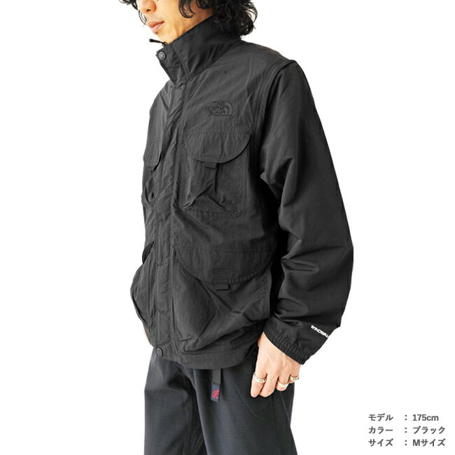 【★最大5,000円クーポン発行中！】【返送料無料】ノースフェイス ナイロン ジャケット メンズ THE NORTH FACE Men's CONVERTIBLE JACKET コンバーチブルジャケット NF0A8BJF ブルゾン 2Way ベスト ジレ WINDWALL 防風 アウター アウトドア 【2025SS 新着】