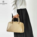 オウレンティ AULENTTI バッグ レディース イタリア製 牛革 本革 レザー ミニボストン 2Way ショルダー ハンドバッグ 春 夏 秋 冬 オールシーズン NERO CAPPUCCINO DI-3014-DO D28 D05【2025AW 新作】