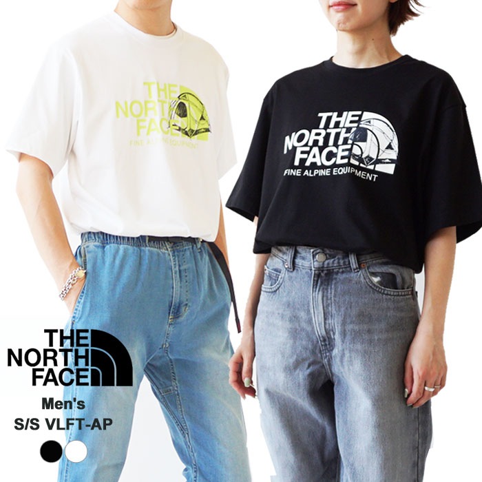 ザ・ノース・フェイス ペアTシャツ ザ・ ノースフェイス Tシャツ THE NORTH FACE 半袖 ロゴプリント クルーネック メンズ レディース Men's S/S VLFT-AP (NF0A5K2T) 【ゆうパケット対象】