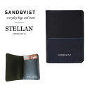 ★500円クーポン発行中!【SALE】SANDQVIST サンドクヴィスト カードケース メンズ レディース STELLAN 2つ折り カードホルダー 本革 レ...
