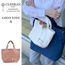 クレドラン トートバッグ レディース 【クーポン対象外】 クレドラン バッグ トートバッグCLEDRAN LOGO TOTE S CL3255 81-5026/81-5028 日本製 レディース CLEDRAN 正規品 カートバッグ ランチトート お弁当バッグ コットン ロゴプリント