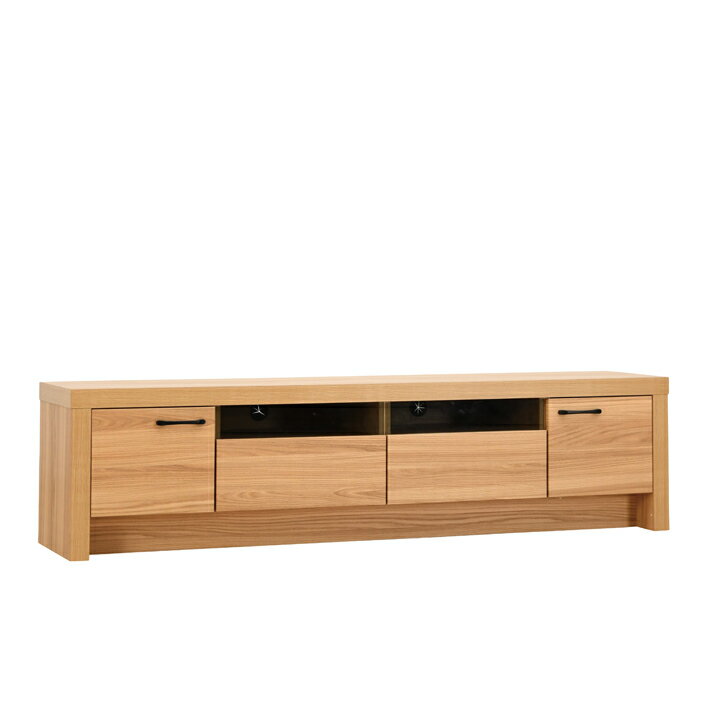 【P10倍 15~17日】 180cm幅 テレビ台 テレビボード TVボード 引き出し フルオープンレール付き 収納家具 収納 強化紙 ナチュラル おしゃれ 北欧 カジュアル 自然 強化ガラス