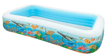 INTEX(インテックス)長方形ファミリープールFS305【 305 × 183 × 56 cm】Swim Center Tropical Reef Family Pool 58485 正規品