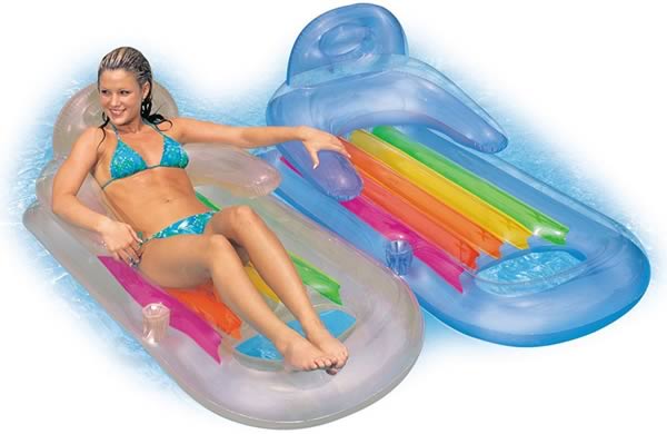 INTEX(����ƥå���)Ĺ�������󥰥�����饦��PL160�֥롼�� 160 �� 85 cm��King Kool Lounges 58802 ������