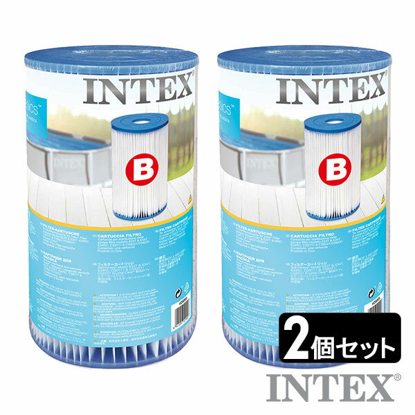 INTEX(インテックス)交換用フィルターカートリッジB 2個 Filter Cartridges 29005 正規品