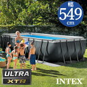 INTEX(インテックス)長方形ウルトラフレームプールUMP91852【 549 × 274 × 132 cm】Ultra Frame Pool 26355 正規品