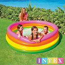 INTEX(インテックス)丸形サンセットグロープールKS168【 168 × 46 cm】Sunset Glow Pool 56441 正規品