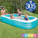 INTEX(インテックス)長方形ファミリープールFS305P【 305 × 183 × 56 cm】Swim Center Family Pool 58484 正規品