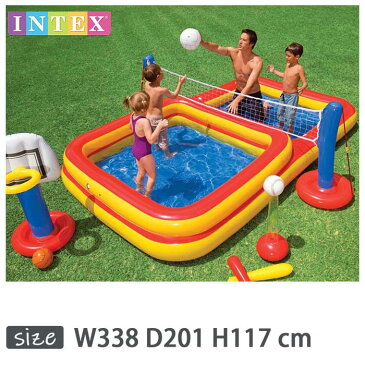 INTEX(インテックス)長方形スポーツプレイセンターSP338【 338 × 201 × 117 cm】Sports Play Center 56466 正規品