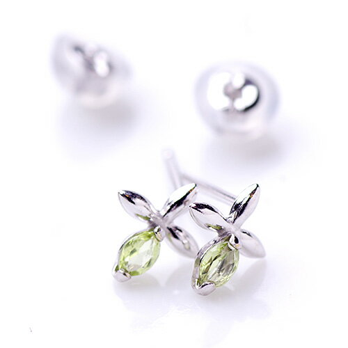 SWAROVSKI - 【P10倍】ピアス レディース ペリドットピアス クロス 十字架 14k K14 WG フラワー 14k K14ホワイトゴールド スタッドピアス 金属アレルギー対応 アレルギー対策 おしゃれ おすすめ 大人 シンプル 普段用 女性 20代イエベ ブルベ