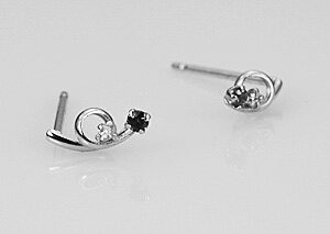 【P10倍】ピアス レディース ダイヤモンドピアス ダイヤピアス サファイヤピアス ツイスト PT900 プラチナピアス スタッドピアス おしゃれ おすすめ 大人 シンプル 普段用 女性 20代 30代 40代 50代 日本製イエベ ブルベ