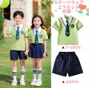 スポーツウェア 園服 制服 男の子 女の子 半袖Tシャツハーフパンツ スカート 上下セット2点 ジャージ 夏服 吸汗速乾 通気 薄手 子供服 キッズ カジュアル ジュニア 普段着 通学 通園 体操服 運動服 卒業式 運動会 100-180