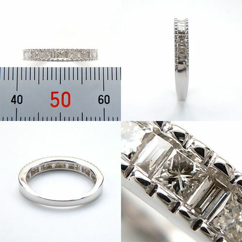 　[20%OFFクーポン+P10倍]ホワイトゴールド (K18WG) ダイヤモンド リング(Total 0....